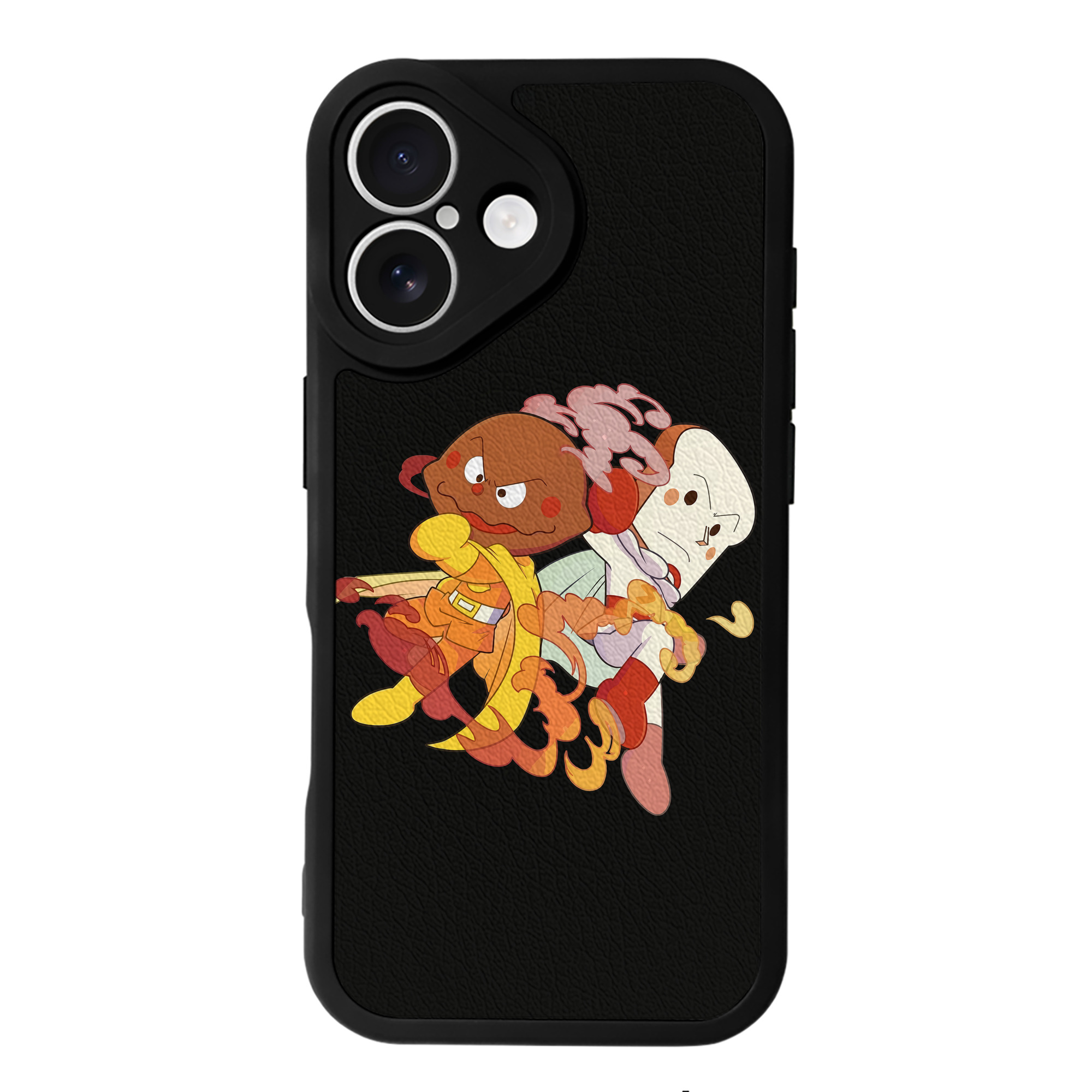 （画像用） アンパンマン Anpanman 【iPhone 16シリーズ対応】シリコンスマホケース（レザー調） 材質：シリコン